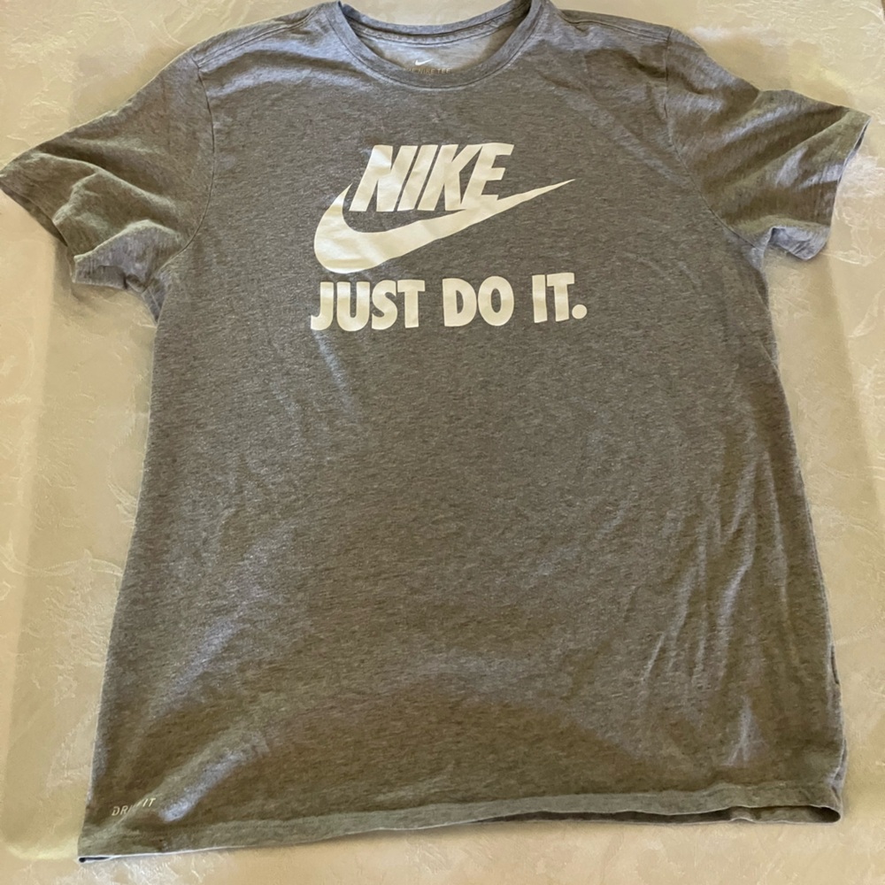 Nike Heather Gray Athletic Tee